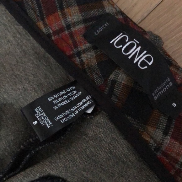 Straight leg plaid pants - Picture 3 of 8